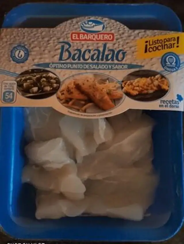bacalao. Óptimo punto de salado y sabor