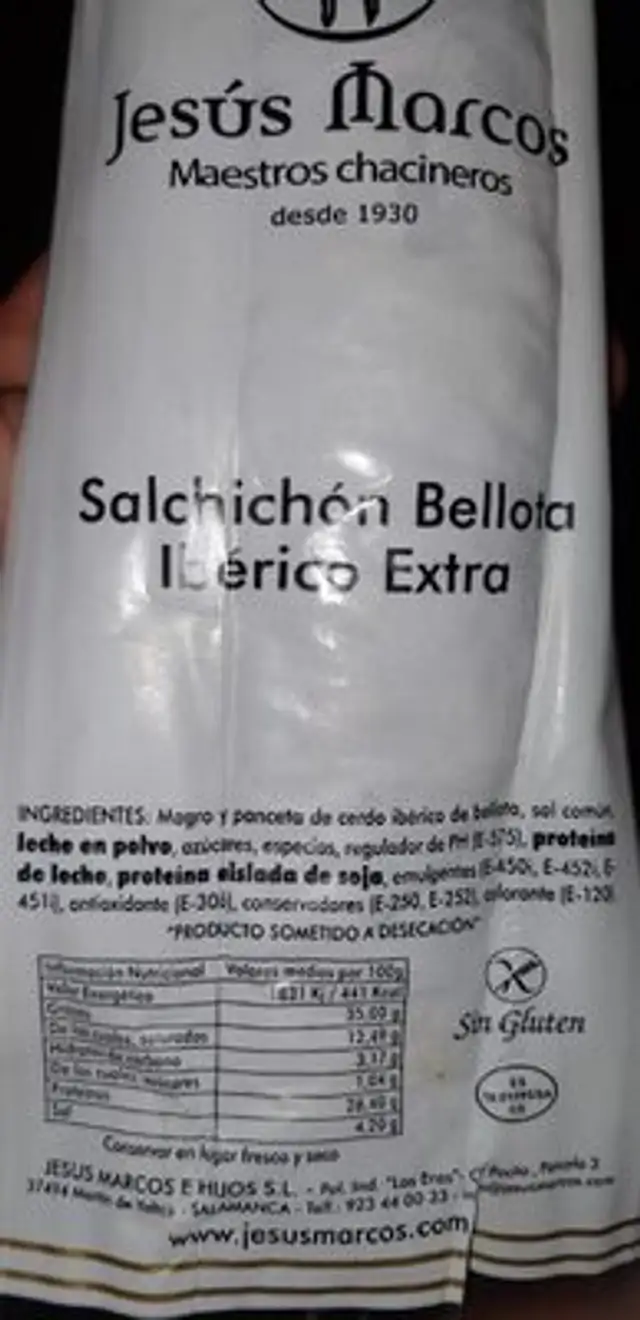 Salchichón bellota ibérico extra