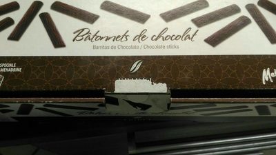 Batonnets Pour Pain Choco front packaging