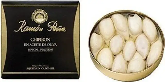 Baby Squids In Olive Oil (3 Cans x 138 G), Ramón Peña, Spain