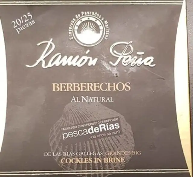 Berberechos al natural
