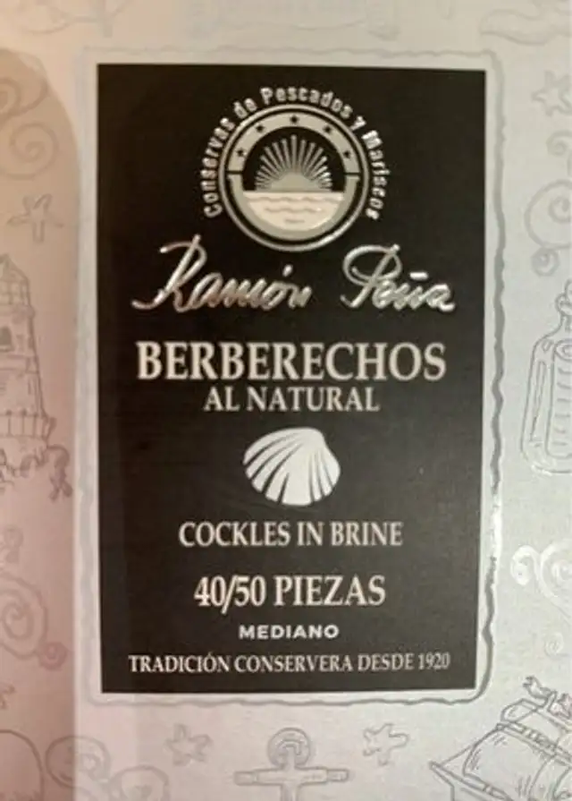 Berberechos al natural