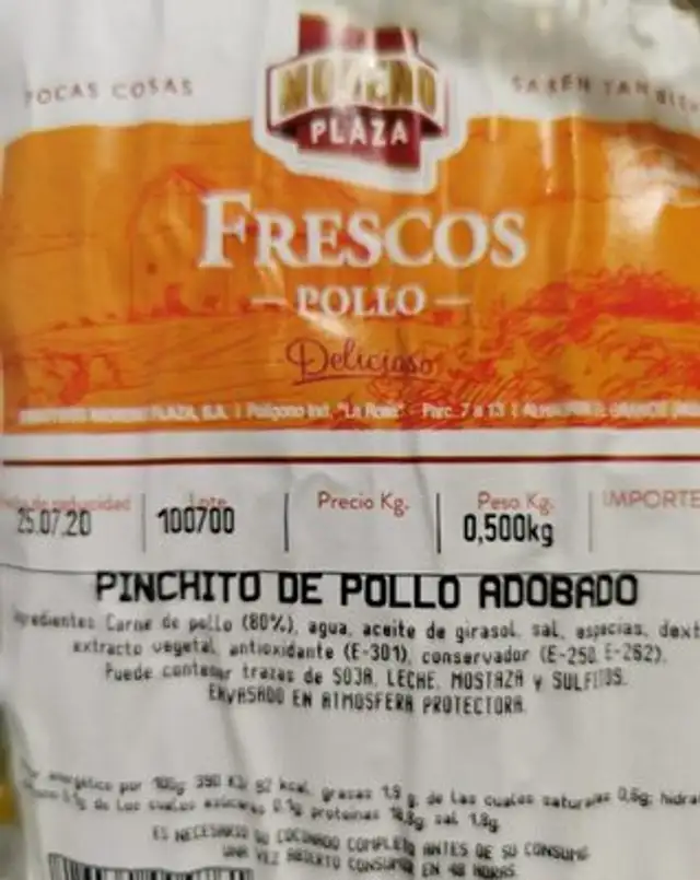 Pinchito de pollo adobado