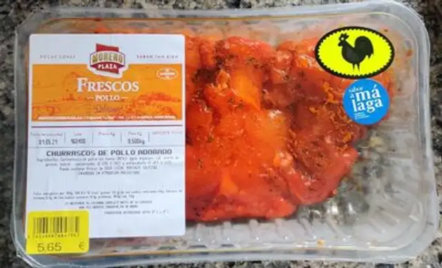Churrasco de pollo adobado