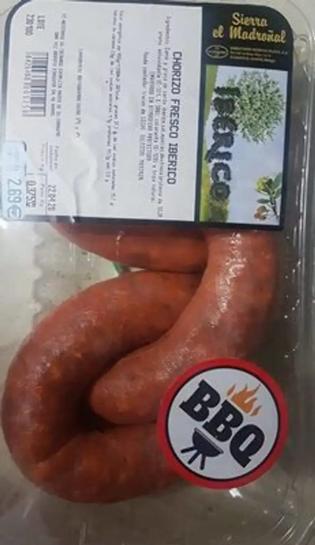 Chorizo fresco ibérico