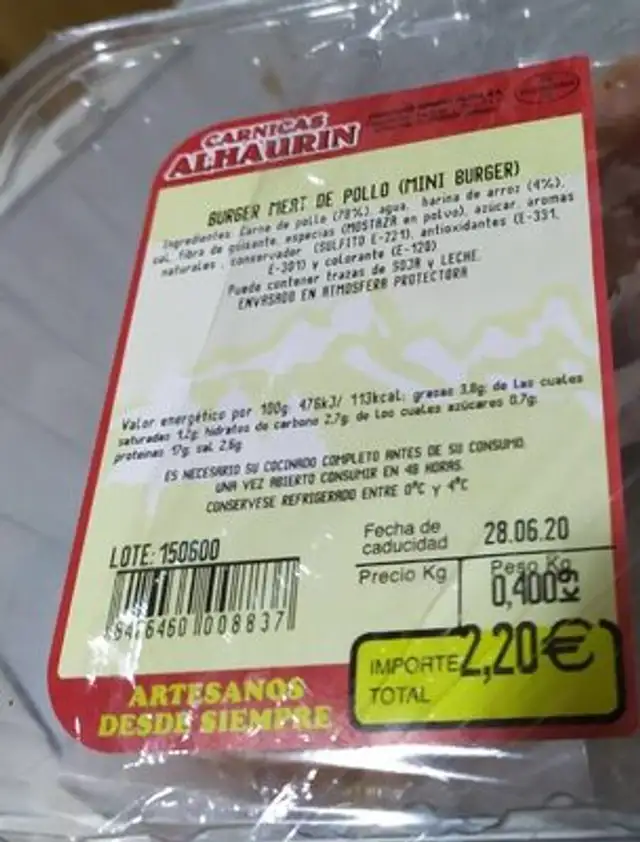 Burger Meat de Pollo (Mini Burger)