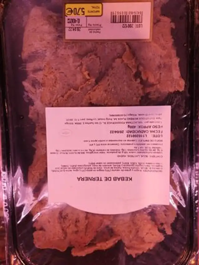 Kebab de ternera