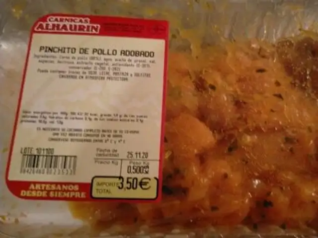 Pinchito de pollo adobado