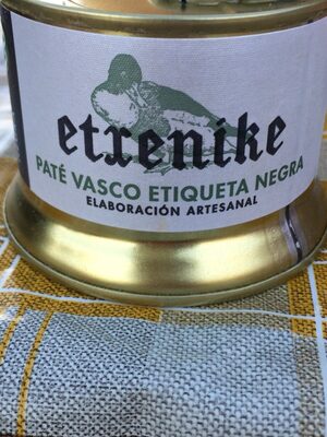 Paté vasco etiqueta negra
