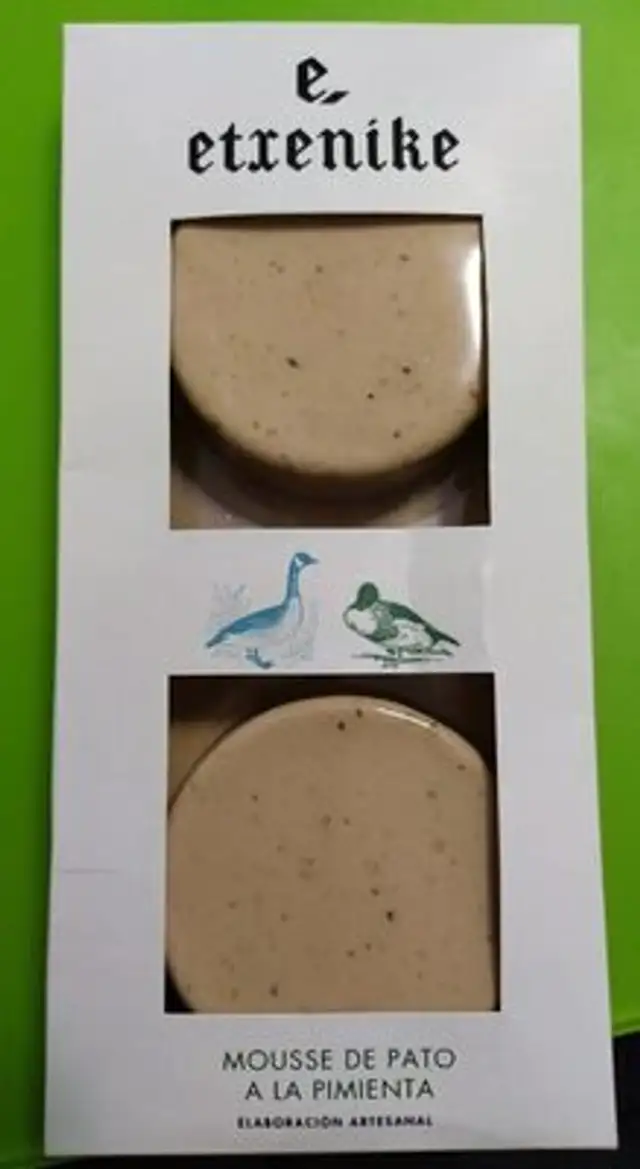 Mousse de pato a la pimienta