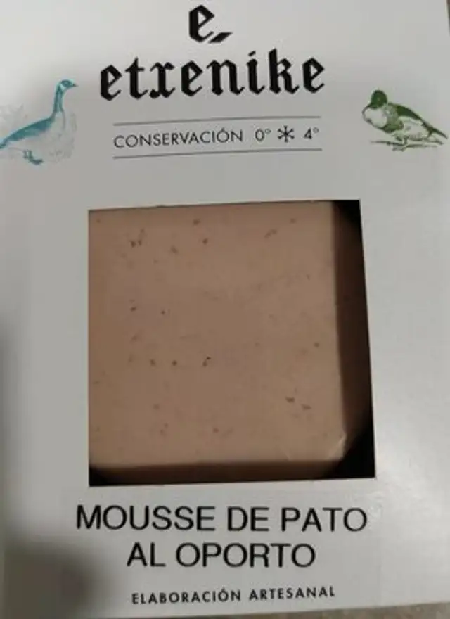 Mousse de pato al oporto