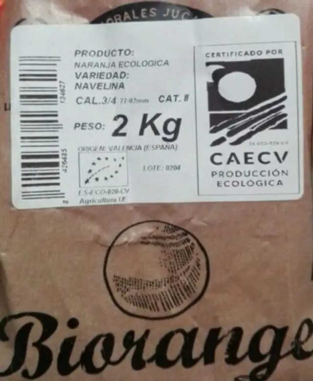 Naranja ecologica