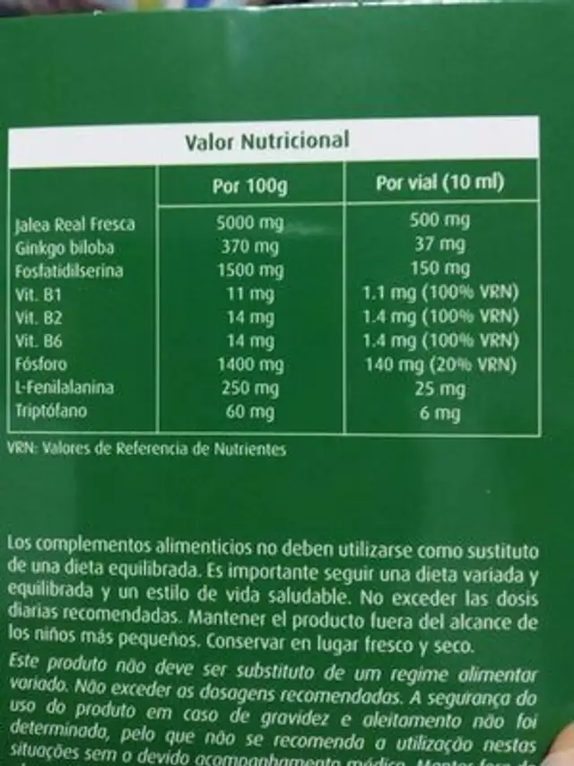 Fosfomen premium nutrition facts table