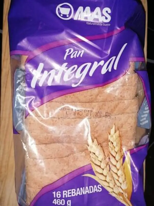 Pan de molde integral