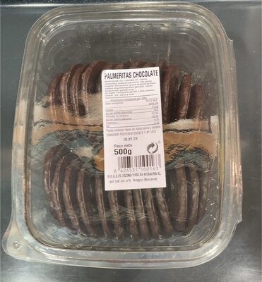 Palmeritas de chocolate