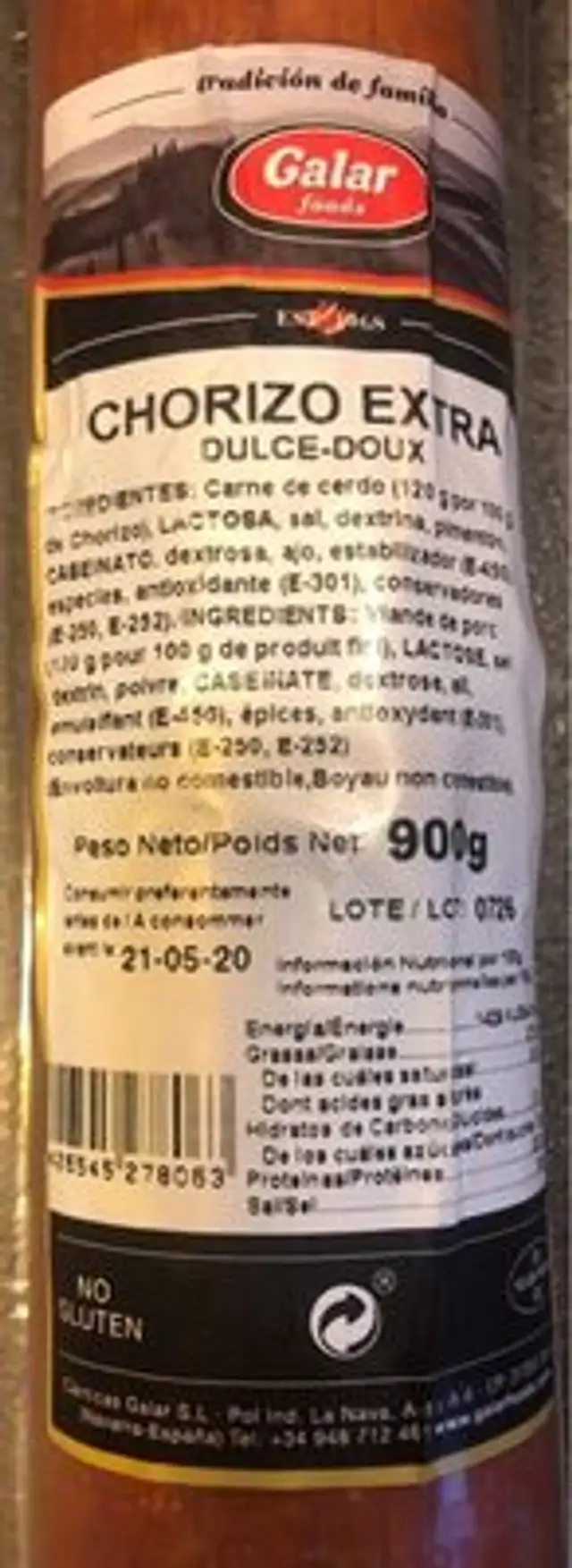 Chorizo extra