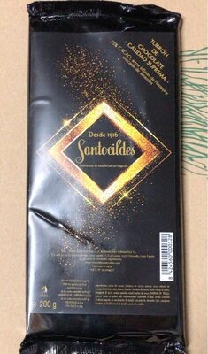 Turron de chocolate front packaging