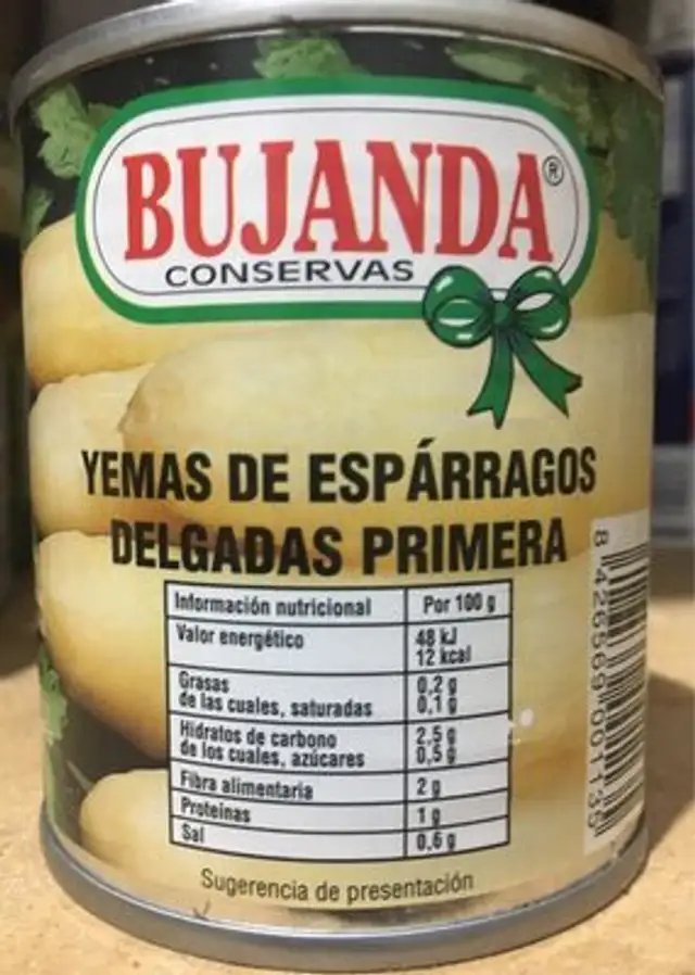 Yemas de esparragos delgadas de primera