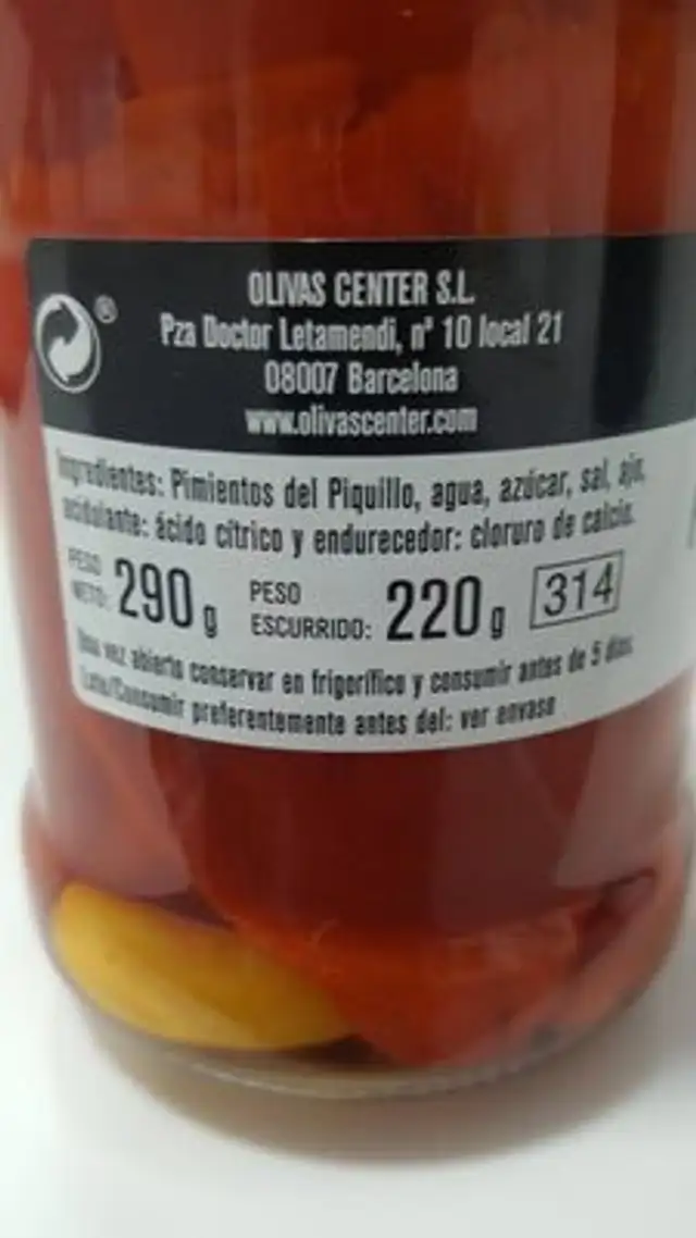 Unknown ingredients label