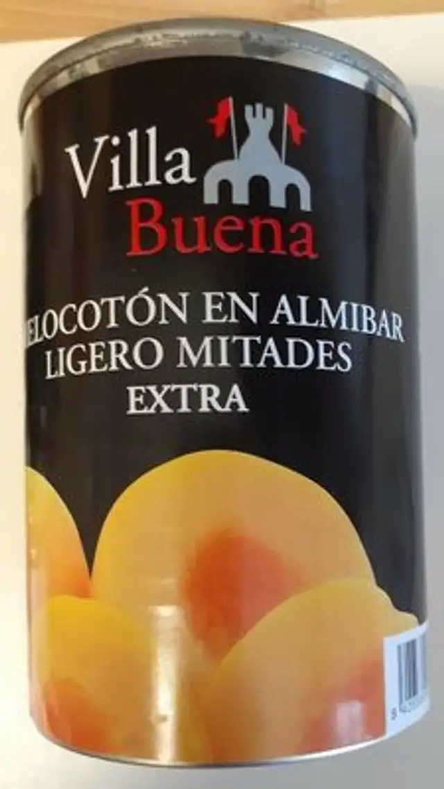 Melocotón en almíbar