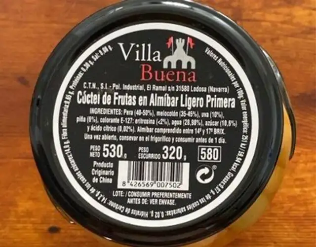 Coctel de frutas en Almíbar Ligero Primera