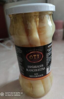 Esparragos blancos extra front packaging
