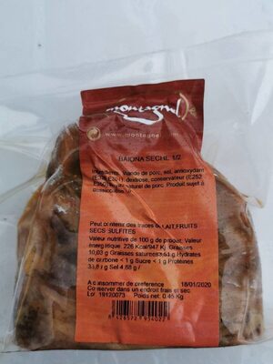 Baiona séché 1/2 front packaging