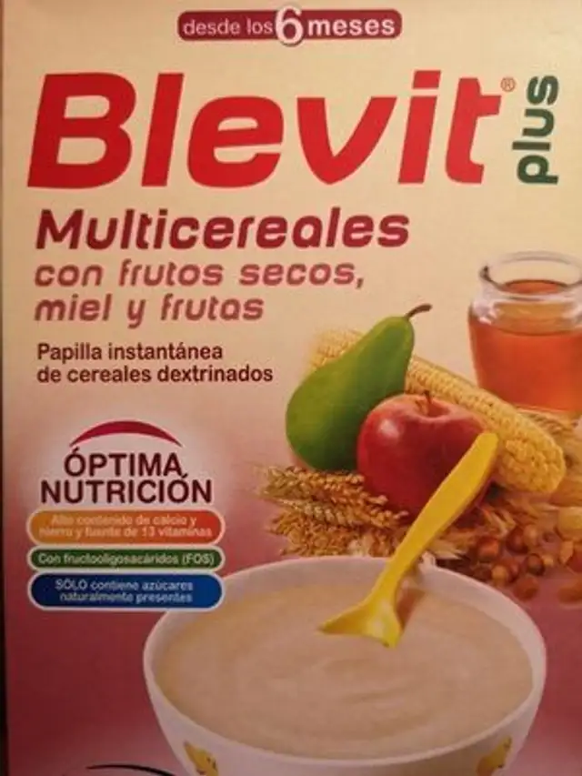 Blevit multicereales con frutos secos miel y frutas