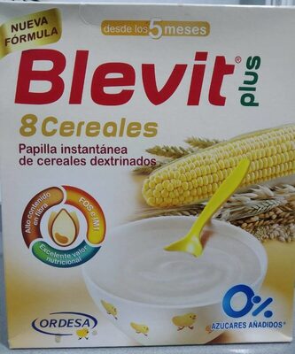 Papilla intantánea 8 cereales