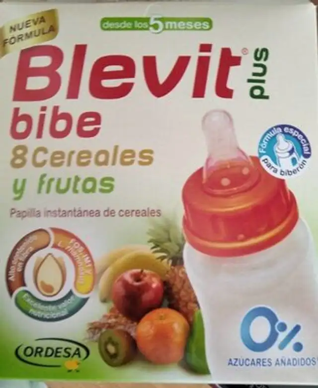 Blevit plus vive 8 cereales y frutas