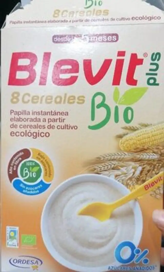 Papilla instantánea de cultivo ecológico
