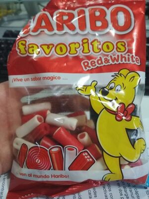 Favoritos red & white front packaging