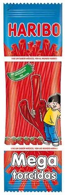 Haribo Golosinas Mega Torcidas Fresa