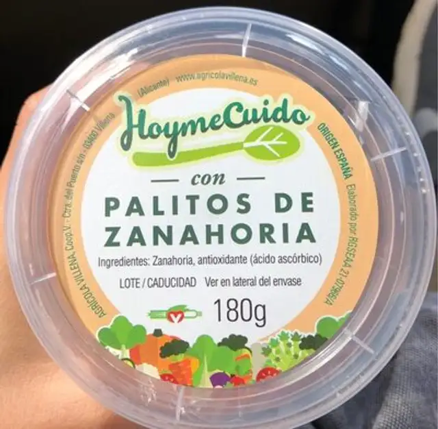 Palitos de zanahorias