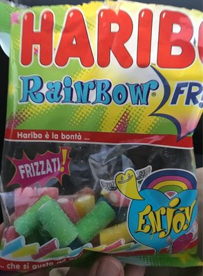 Haribo Caramelle Rainbow Frizzi GR. 175 front packaging