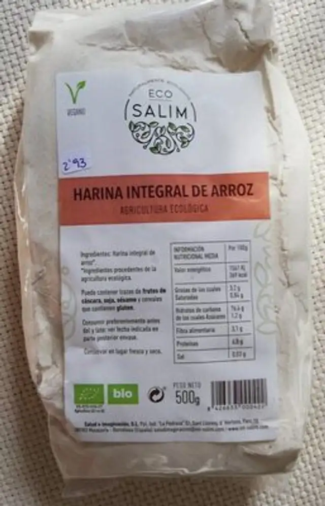 Harina integral de arroz