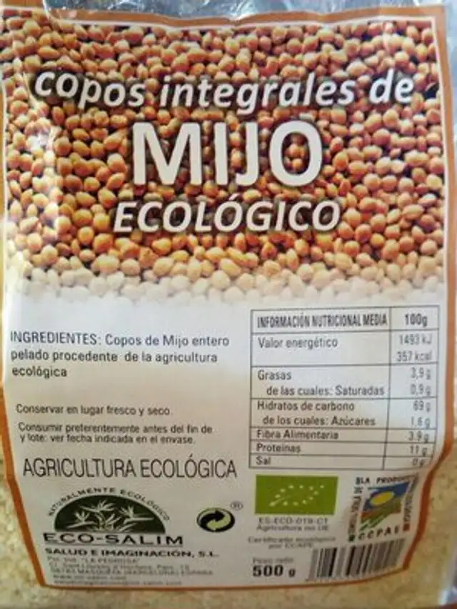 Copos integrales de mijo eco