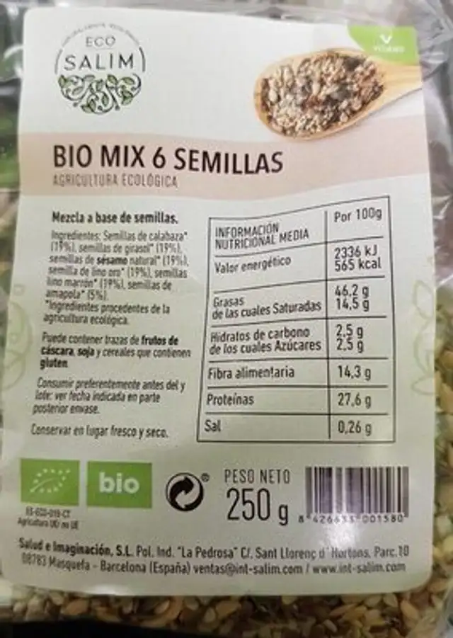 Bio Mix 6 semillas