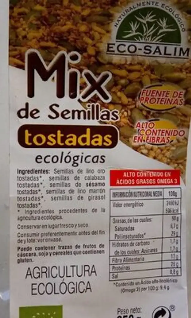 Mix de semillas tostadas
