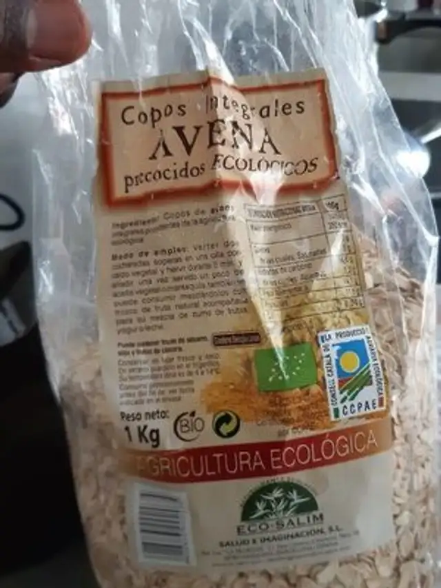 Produit avena precocido ecológico