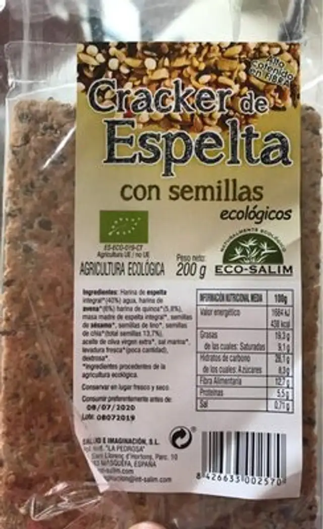 Cracker de espelta