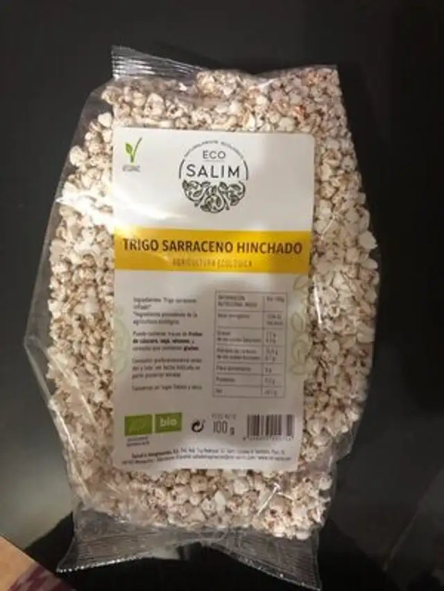 Trigo sarraceno hinchado ingredients label