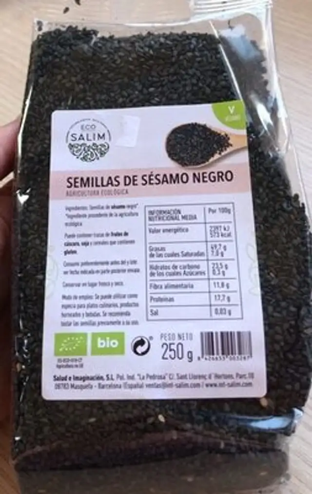 Semillas de Sésamo negro