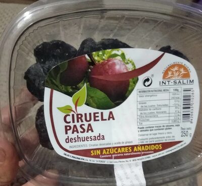 Ciruela pasa deshuesada