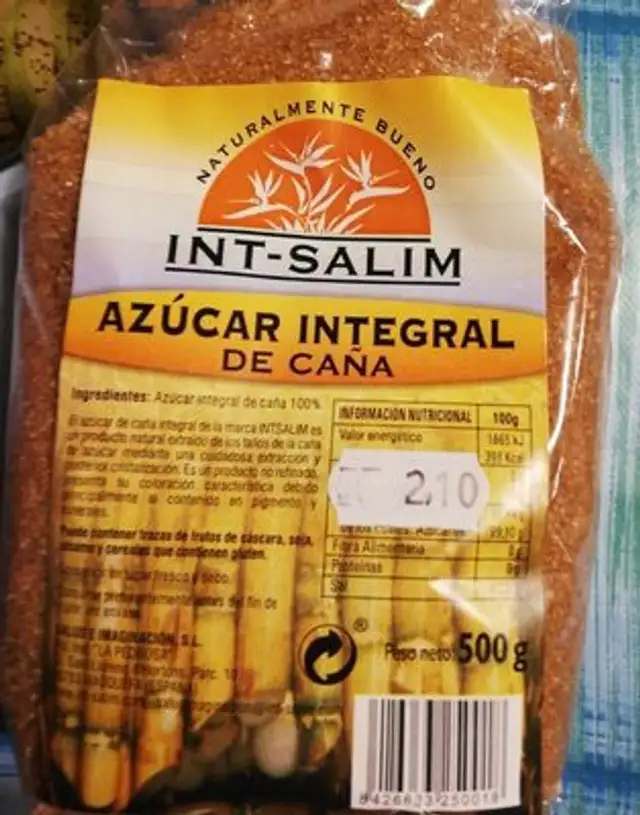 Azúcar integral de caña