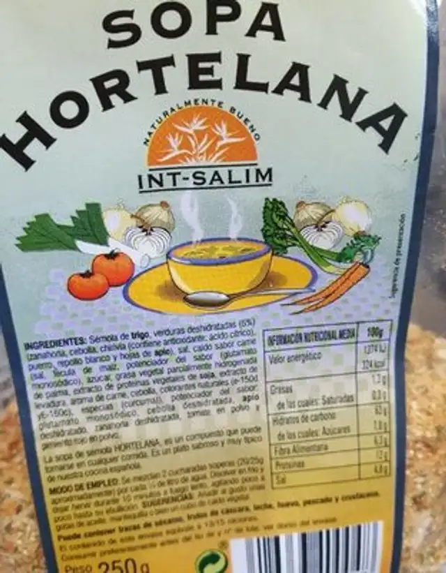 Sopa hortelana