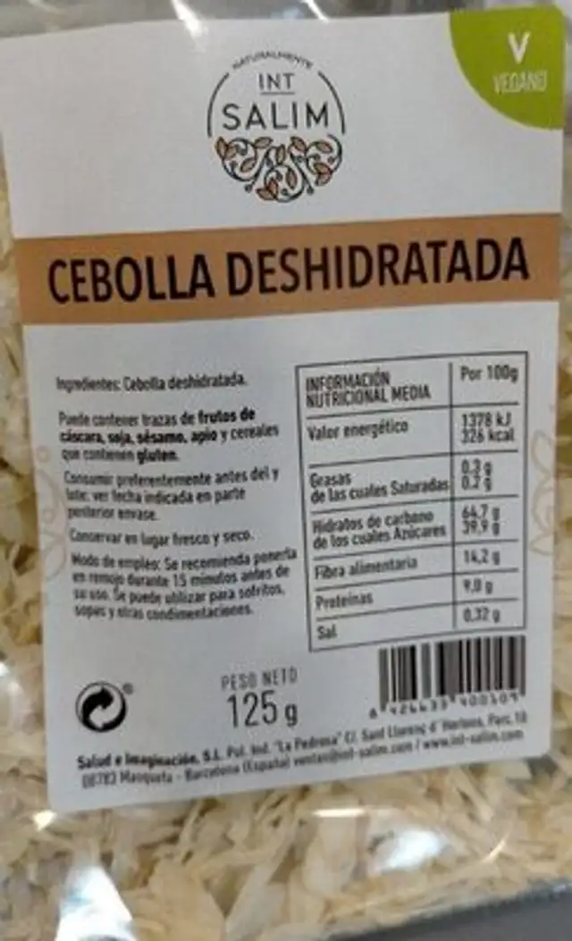 Cebolla Deshidrarada
