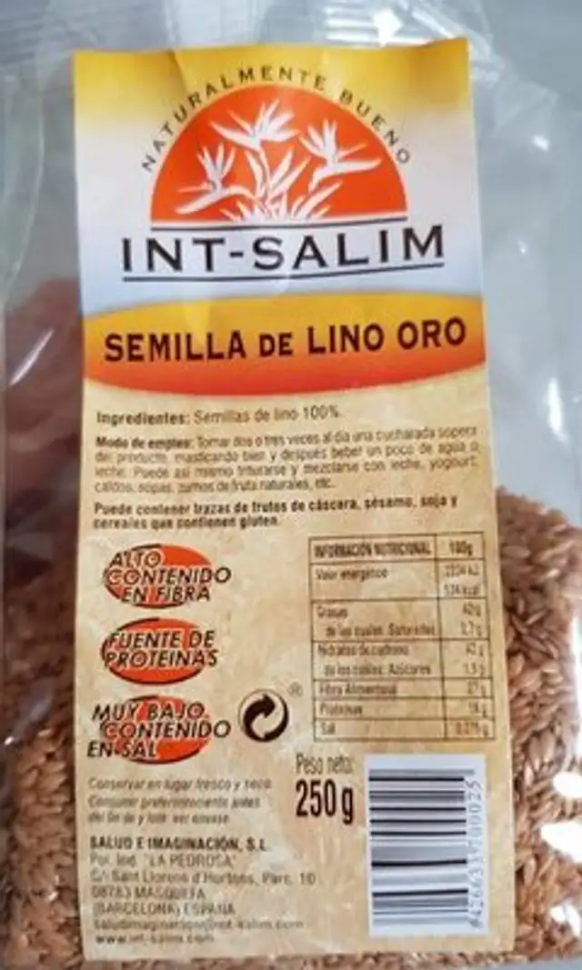 Semilla de lino oro