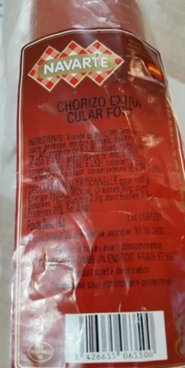 Chorizo extra cular fort