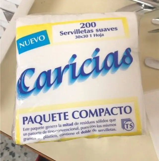 Caricias servilletas